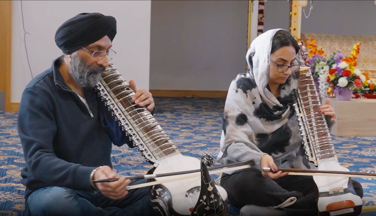 Screenhouse_TV's tweet photo. Today is Vaisakhi, and in our film on @BBCTheOneShow tonight DJ Harpz Kaur @harpreetUK is in Coventry, meeting families reviving traditional sikh musical instruments like the Sarangi, Taus and Dilruba that nearly went extinct, and rehearsing their music for the festival. https://t.co/iR5EkMPNnN