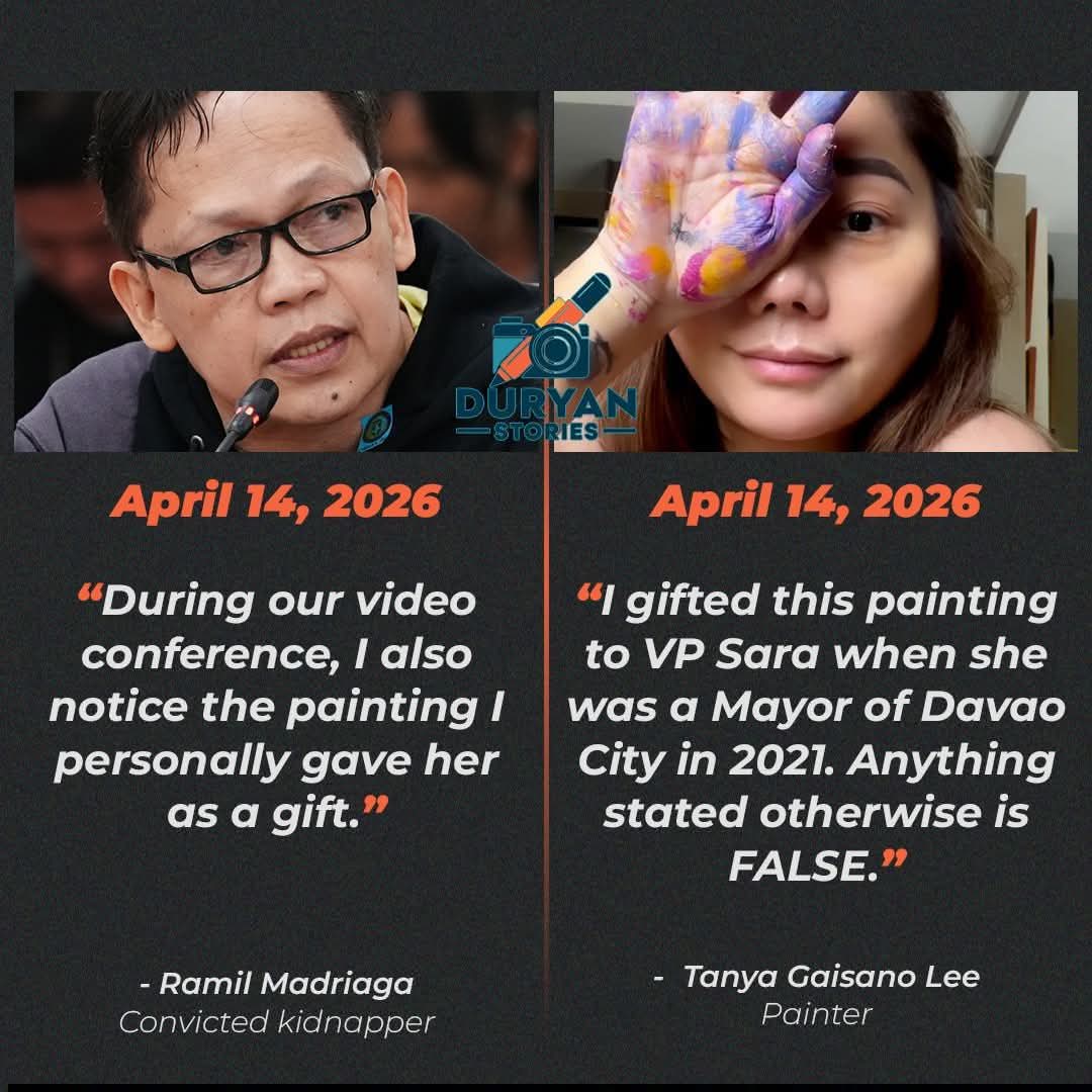 Nagsalita ang totoong gumawa ng painting na si Tanya Lee na siya ang nagregalo nito kay VP Inday Sara Duterte taliwas sa sinabi ni iyakin scripted Ramil Madriaga na siya daw ang nagregalo nito kay Inday. 🤭

ccto 📸