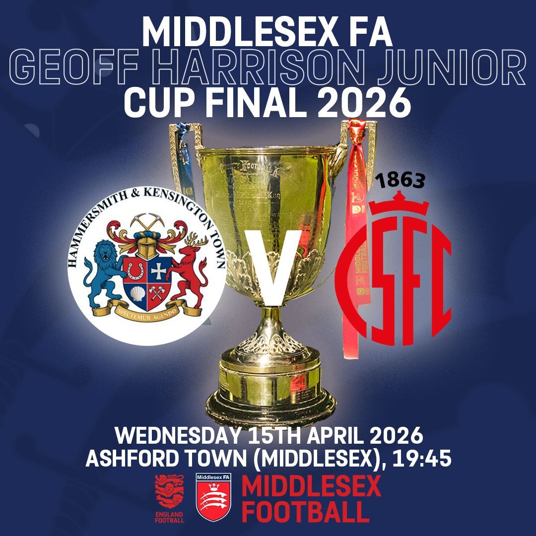 middxfa's tweet photo. Join us tomorrow at Robert Parker Stadium to see who will be crowned champions of the Middlesex FA Geoff Harrison Junior Cup!🏆 

𝗧𝗜𝗖𝗞𝗘𝗧𝗦 ⬇️ 

https://t.co/jzEaCkqGcj

@afc_hammersmith @csfc1863 https://t.co/2hEC9mG1Im
