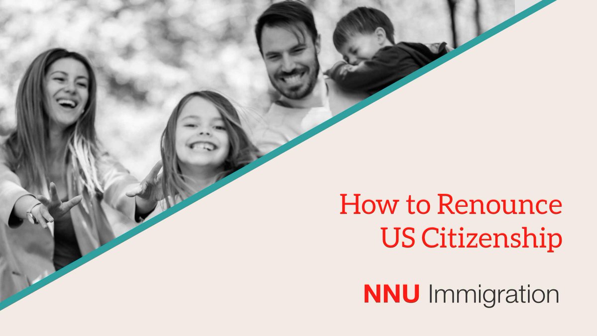 The govt fee to renounce US citizenship has been lowered to $450. If you are considering renunciation, we explain the steps and what to consider before proceeding:

nnuimmigration.com/renounce-us-ci…

#USImmigration #USCitizenship #USAttorneys