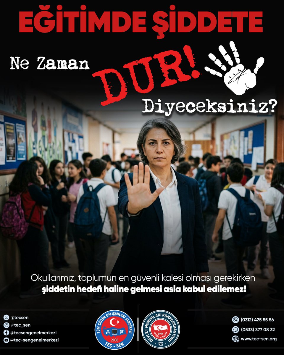 TEÇ-SEN - Tüm Eğitim Çalışanları Sendikası tweet media
