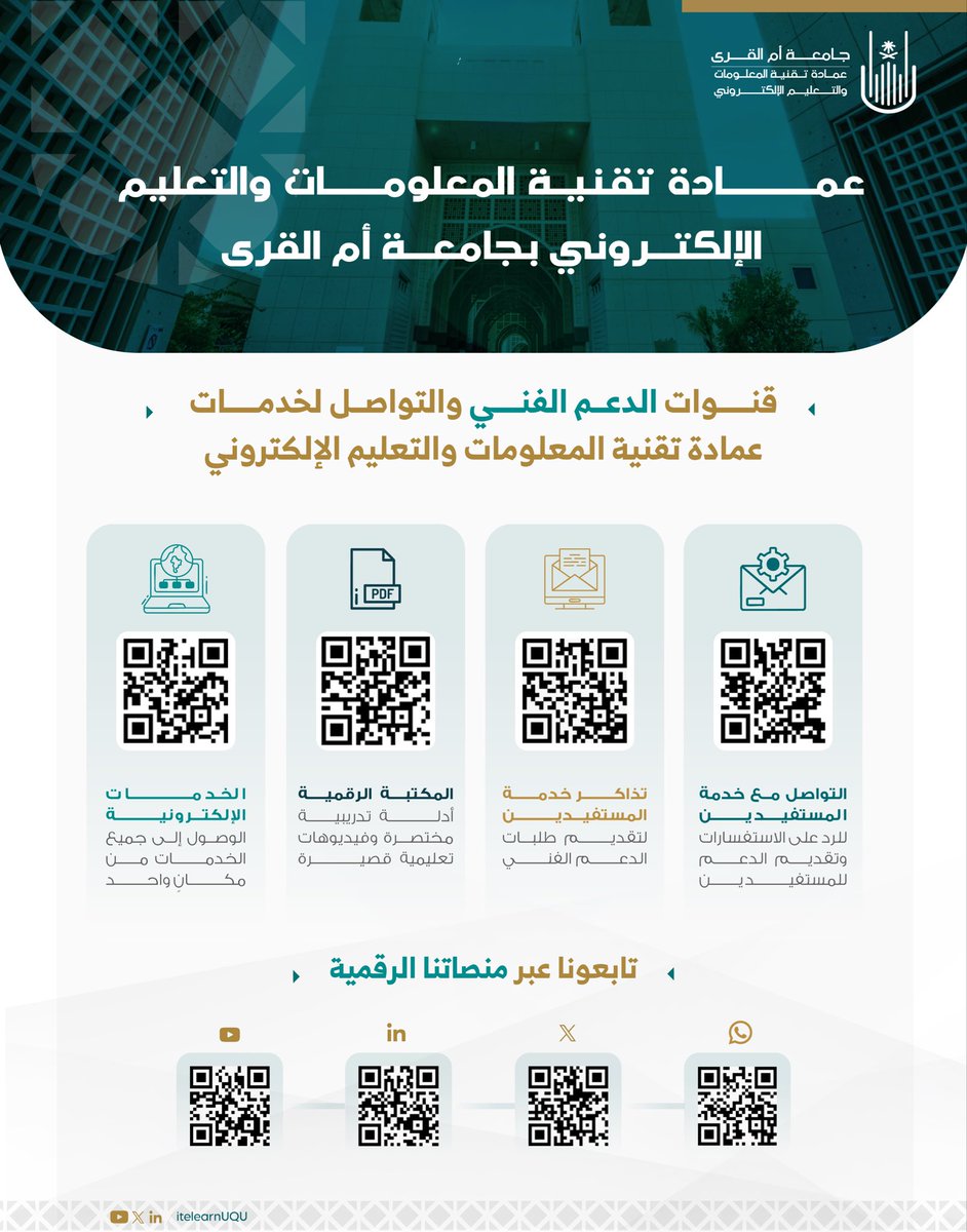 عمادة تقنية المعلومات والتعليم الإلكتروني tweet media
