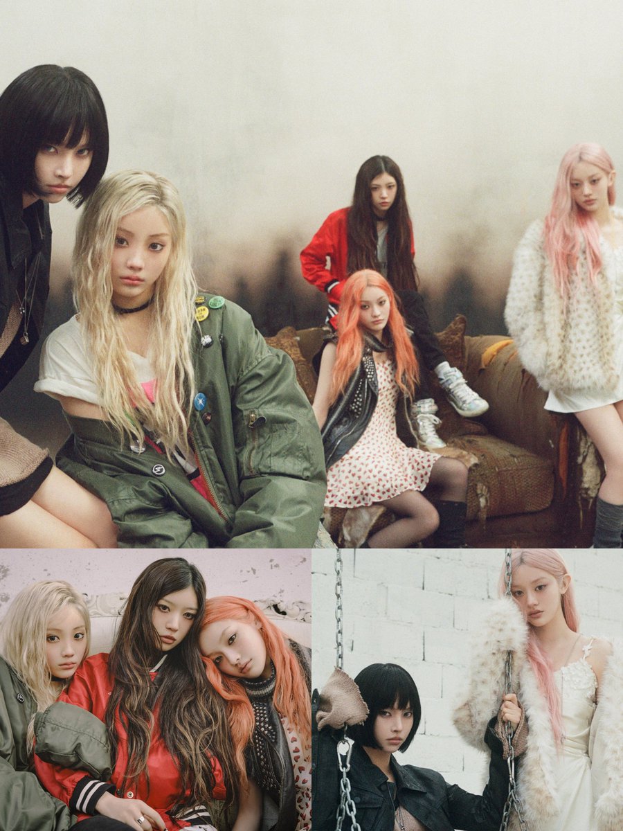 YUNAHBOB, PINKJU, BROWNKA, BLONDEHEE AND ORANGEHA IN ONE CONCEPT PHOTO IS CRAZY
