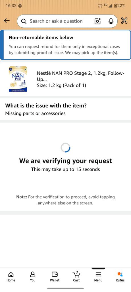 simplyBazinga's tweet photo. @AmazonHelp Trying to reach out to CS but the app goes unresponsive. https://t.co/QBaAFyKoTc
