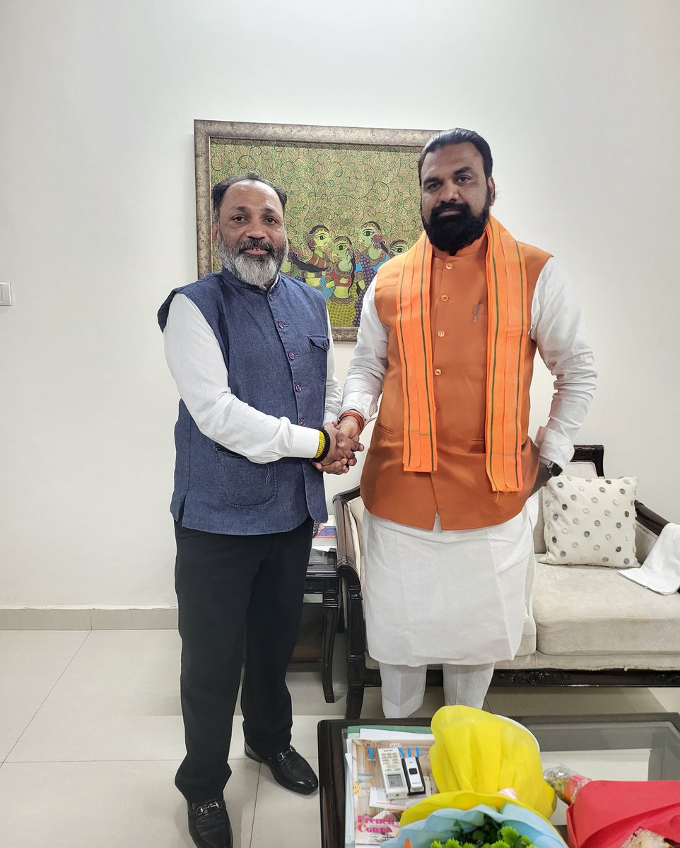 श्री <a href="/samrat4bjp/">Samrat Choudhary</a> जी को बिहार बीजेपी के विधायक दल का नेता चुने जाने पर हार्दिक बधाई। कल लेंगे मुख्यमंत्री पद की शपथ.