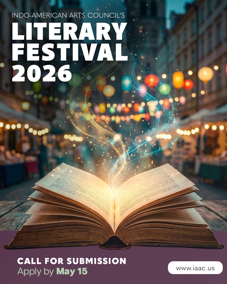 IAArtsCouncil's tweet photo. Stories that carry culture, identity, and legacy.
Submit your published work to the 2026 IAAC Literary Festival, a global platform for Indian voices.

Deadline: May 15, 2026

🔗 https://t.co/WKsHTuZ4Tv

#IAAC #Authors #IndianStories #Literature #IAACLITFEST https://t.co/nXAU11wwzd
