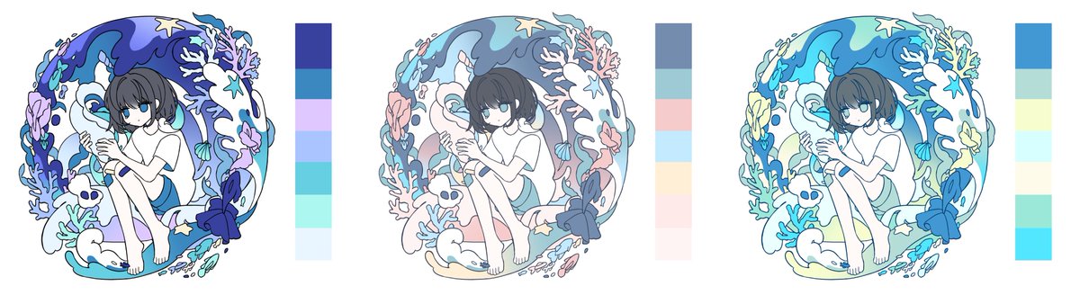 Lia___S2's tweet photo. 여러가지 컬러파레트🎨 https://t.co/3ST0R3enUn