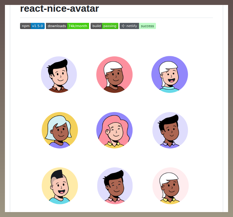 tom_doerr's tweet image. React library for avatar generation

github.com/dapi-labs/reac…