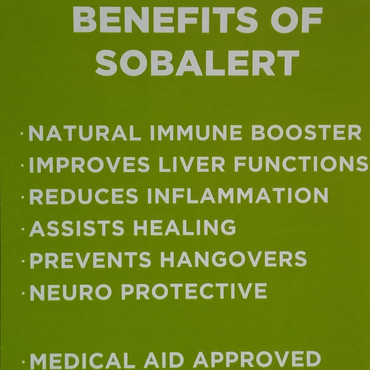 SobAlert's tweet image. Let @SobAlert become a routine. 
Natural extra energy and immune boost plus many other health benefits.
#SobAlert
#Energy
#healthylifestyle
#Liverhealth