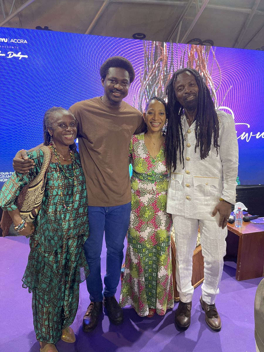 Verbaltrans's tweet image. We had an awe-inspiring night with the 4x Grammy nominee and big bro @RockyDawuni @ @nyu_accra Special love to big sisters @samiankrumah &amp;amp; Abena Busia #OneLove

Family isn't always blood. It's the people in your life who want you in theirs; the ones who accept you for who you are