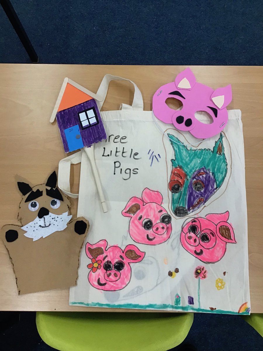 Rotherhamcreat2's tweet image. An amazing morning with FS2/Yr1 @StGerards1928  for our Bring Books To Life family learning session. We explored the book, The 3 Little Pigs. We designed a range of storytelling props. Fantastic team work and learning together. #fabulousfamilies #learningtogether @lovebooks