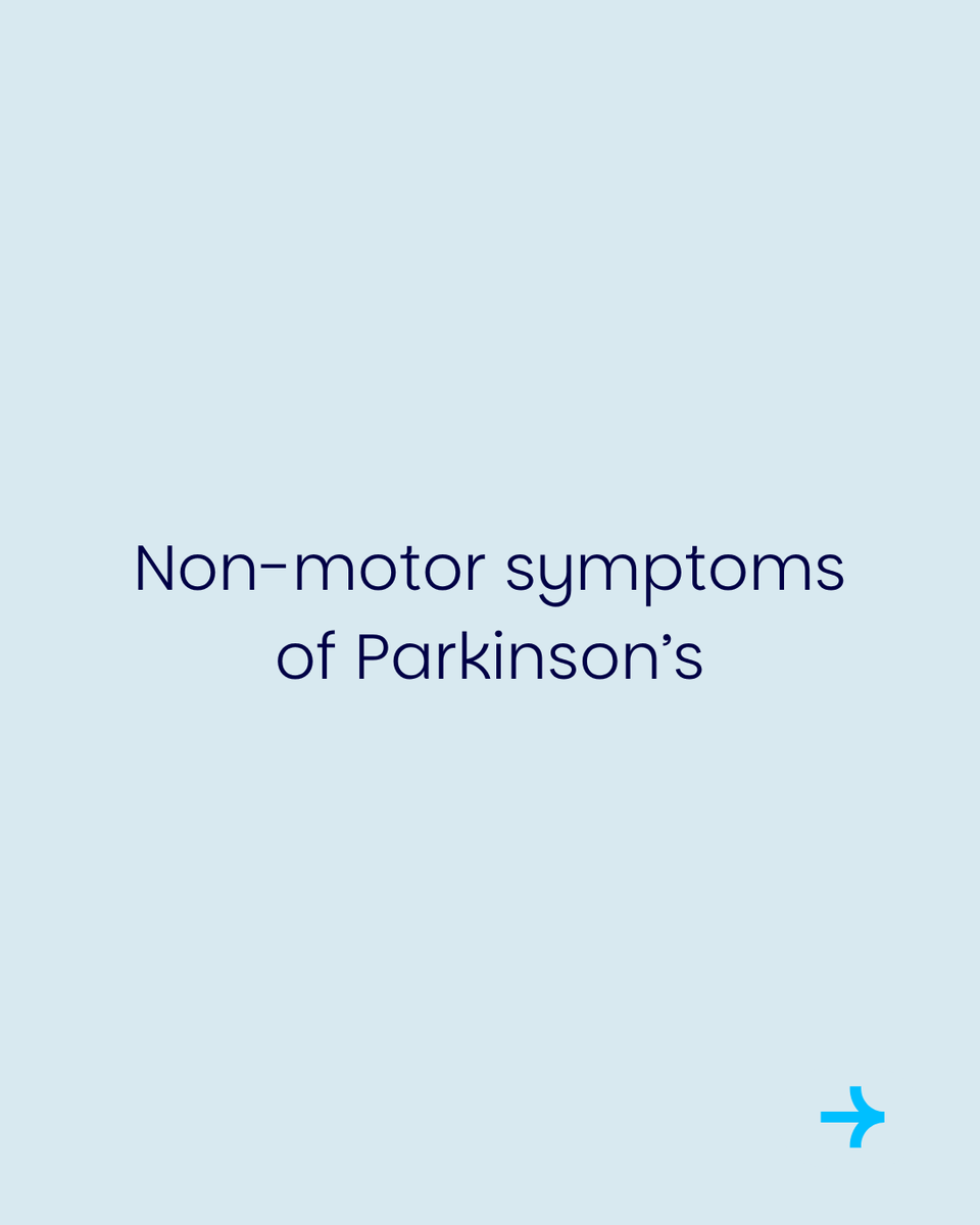ParkinsonsUK's tweet photo. There are over 40 different symptoms of Parkinson's. Non-motor symptoms can affect people living with the condition in ways that may not be easily seen by other people and do not affect movement. 

Find out more: https://t.co/9f8E4fnlih 🩵 https://t.co/jTW31AtpU2