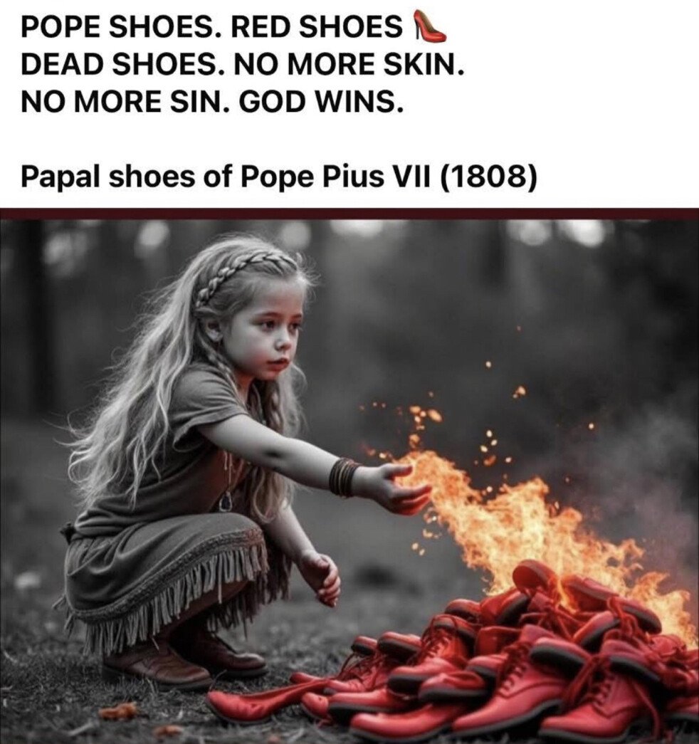 IknowtruthQ's tweet image. WHO IS THIS? 
WHO COMES FROM NEW YORK CITY, 🗽 GLORIOUS IN ALL OF HIS APPAREL, TRAVELING IN THE GREATNESS OF HIS OWN STRENGTH.
ASKING THE POPE, WHY ARE YOUR SHOES 👠 RED?

Isaiah 63:1-3 tells US (We The People) of this ONE who COMES Edom,
(NEW YORK CITY 🗽) 
who is GLORIOUS in