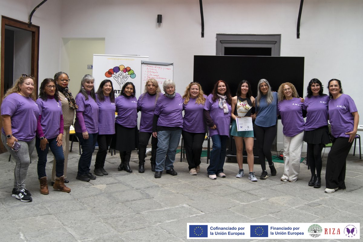 AmumCan's tweet photo. Gracias a todas las mujeres que asistieron y llenaron el día de luz. ¡Miren qué fotos tan bellas y cuánta felicidad! 📸❤️
Infinitas gracias a la #UE @ENoMW  Proyecto #RIZA, @GranCanariaCab  y @ParticipaGC  por hacerlo posible.

#SaludMental #Autocuidado #AMUM #GranCanaria https://t.co/Lc7vjiUKCb