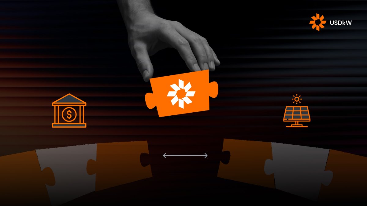 USDkW_'s tweet image. DeFi had the capital
Energy had the cashflows

Neither could reach the other

One was programmable but hollow
One was real but inaccessible

USDkW is the piece that connects them

Solar infrastructure meets on-chain finance
Contracted revenues meet composable yield
The energy