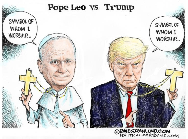 marillion13's tweet image. “Messiah Complex” Edition, from the #Counterpoint newsletter that comes across the big pond to Germany from the USA.
😮😮😮
#DumpTrump #Blasphemy
@Pontifex