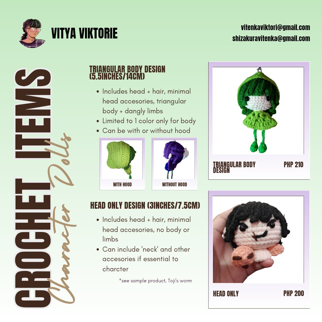 RenHa_Vitya's tweet photo. Additional details for the crochet products: https://t.co/pnp4W4DHx4