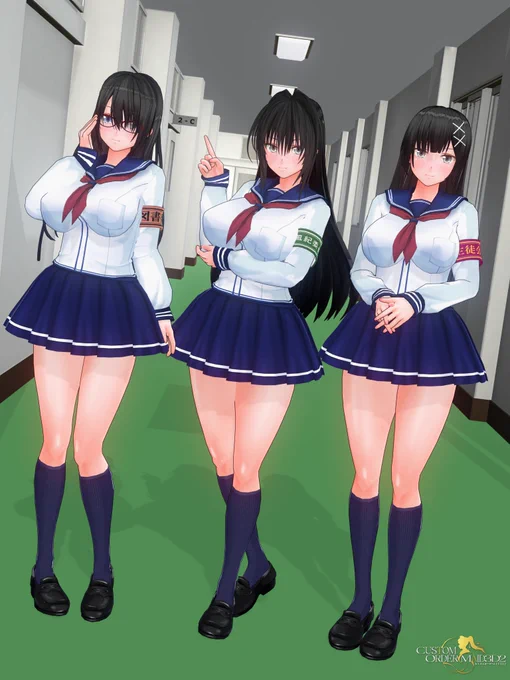 普段が清楚だからこそエッチな時のギャップが引き立つわけですが、この三人がちゃんと清楚なところをまだ撮ってませんでした。(ダメじゃん)