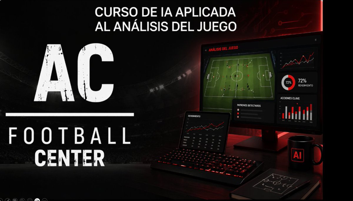 ibonlanda's tweet photo. ¡25 alumnos en cada una de las ediciones del curso de IA Aplicada al Análisis de Juego de @AC_FCenter! 🚀

Sabíamos que el contenido era atractivo… pero no esperábamos completar todas las plazas antes incluso de comenzar. 🔥

Gracias por la confianza. 🤗 https://t.co/g7W7J4dOWI