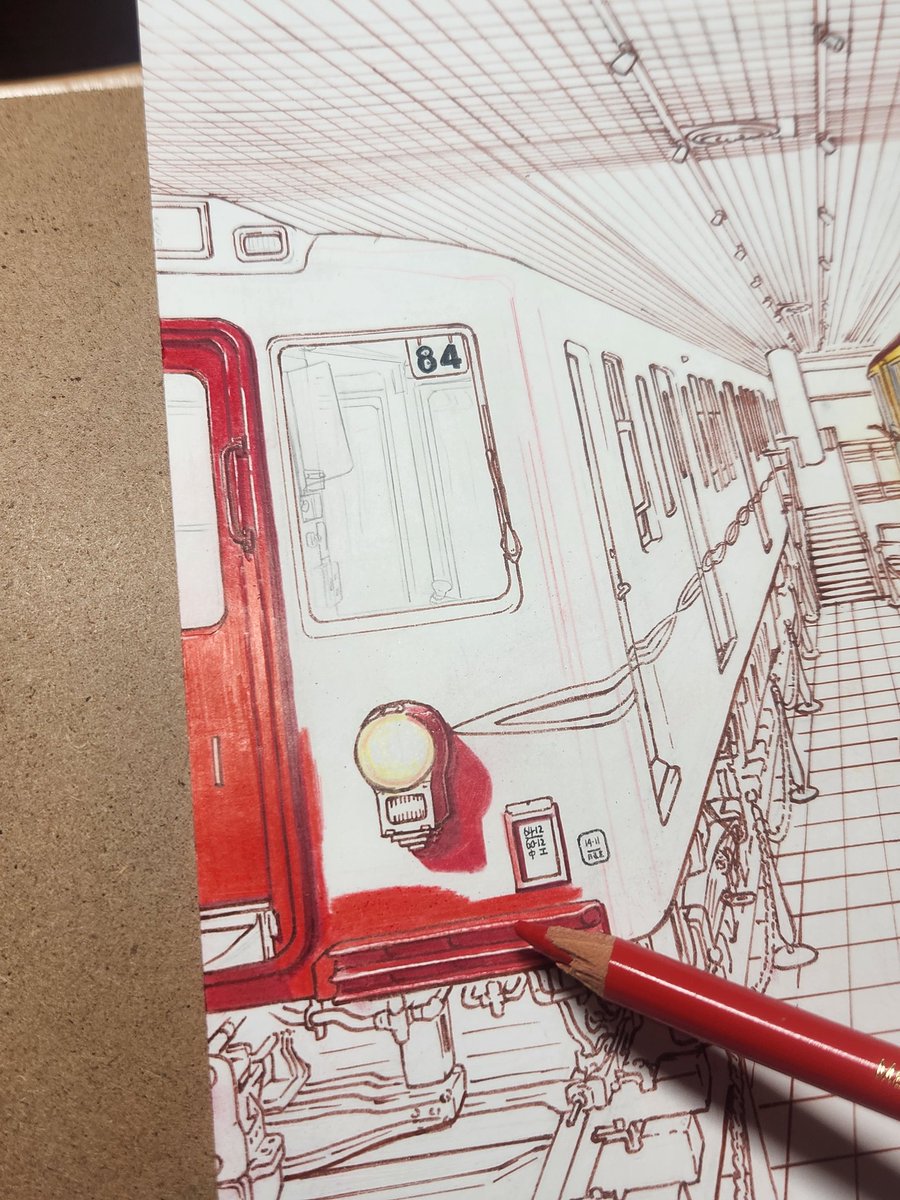 2inleafto03's tweet image. 301 も塗り開始