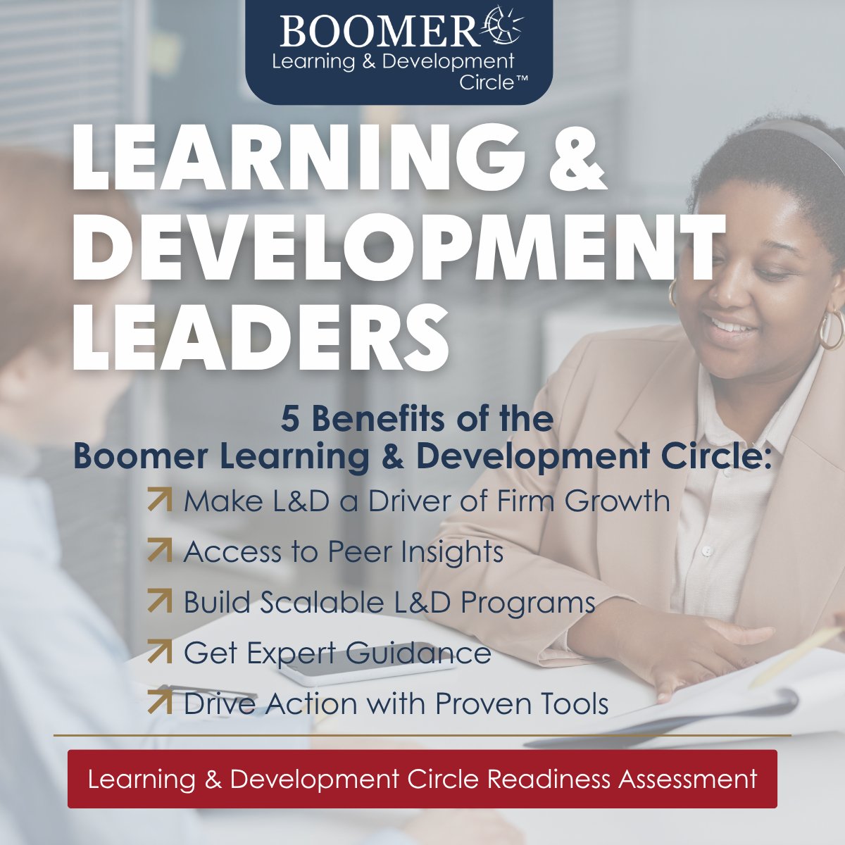 ThinkPlanGrow's tweet image. If your firm says “people are our greatest asset,” make sure you have a real plan to develop them. The Learning &amp;amp; Development Circle can help.

Take the Readiness Assessment to see if you’re ready: boomer.link/8yz

#TalentStrategy #LeadershipDevelopment #FirmLeader