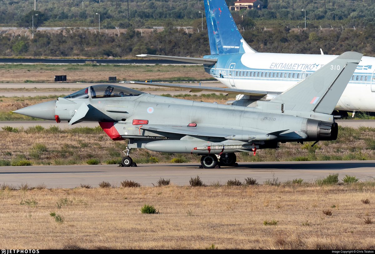 ArmchairAdml's tweet image. #RAF Royal Air Force - 🚨 NATO Air Policing / Quick Reaction Alert (QRA)

Eurofighter Typhoon FGR.4 1x
#43C738 ZK310 - PHANTOM 12

Airbus KC.2 Voyager 1x
#43C6F4 ZZ331 - TARTAN 21

Around ~1143, PHANTOM 12 was scrambled from RAF Lossiemouth on a QRA (North), supported by TARTAN