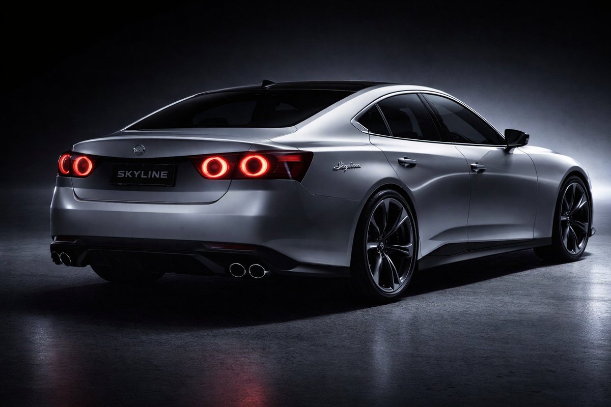 NaokiYAMAJI1's tweet image. 新日産スカイライン
ティザ画像からChatGPTにて
#Skyline #Nissan
