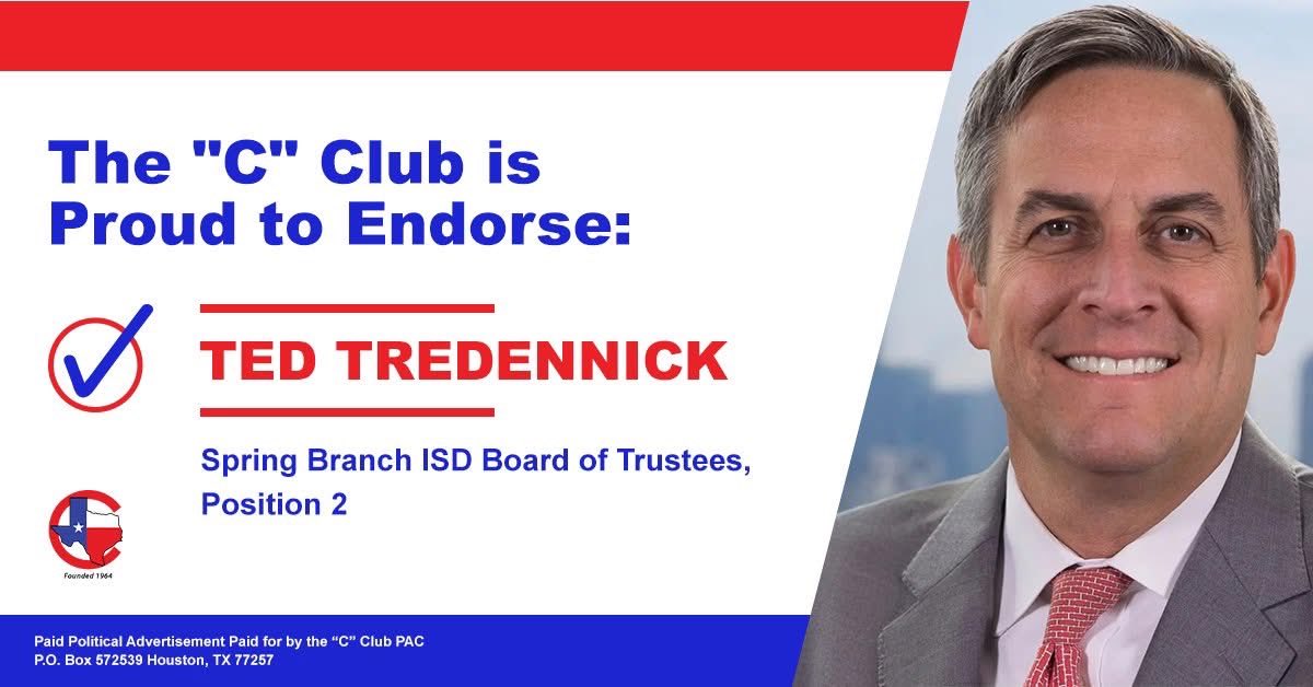 Strong schools don’t happen by accident. It takes experienced leaders with vision to make the tough decisions, deploy resources, and continuously raise the bar. Ted Tredennick is exactly that kind of leader. He has the “C” Club’s full endorsement!