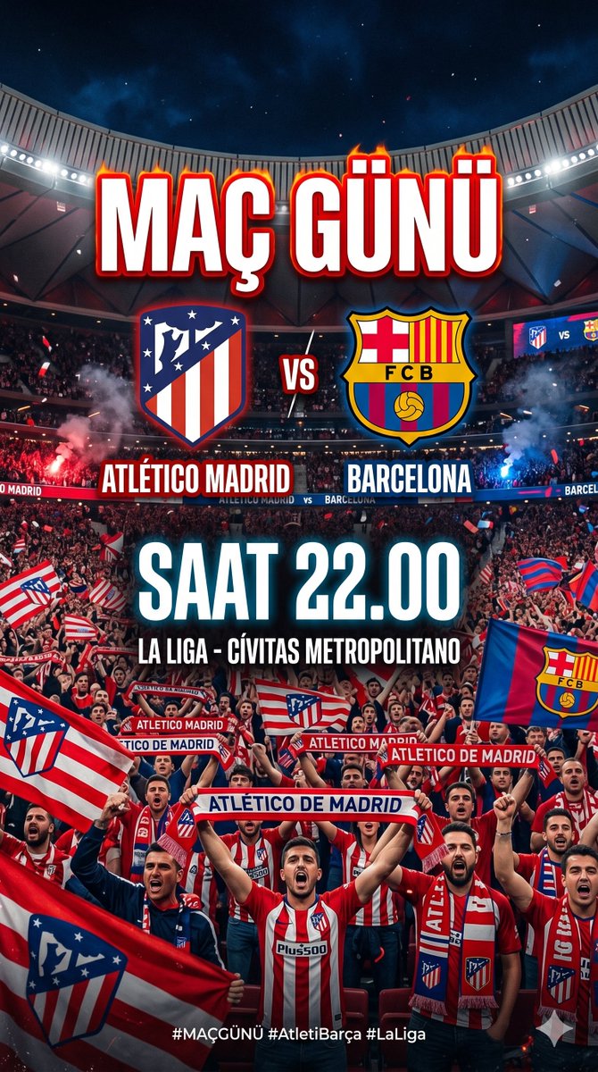 th3freshPrince's tweet photo. 🔥 Dev maç zamanı!

⚔️ Atletico Madrid vs Barcelona

Yeni üyelere özel bonus fırsatını kaçırma!

Virusbet https://t.co/rAgEHCEaii
1xbet https://t.co/KHKWSr6Vwf
Melbet https://t.co/wnju8na4Os

#AtletiBarça #LaLiga #UCL https://t.co/ouV1ffR5f5