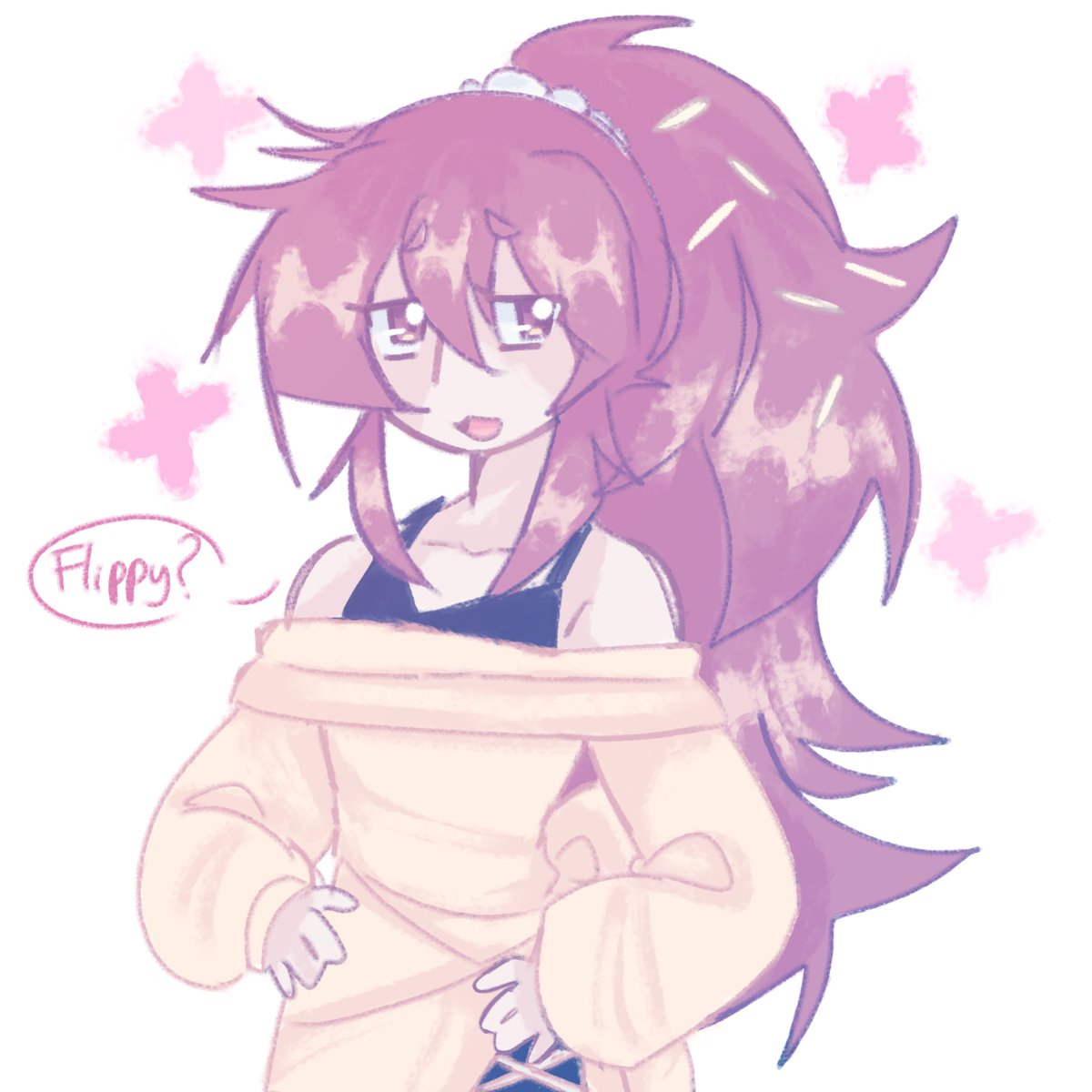 idk_salmon's tweet image. Flippy vs Flaky vision ╰(⸝⸝⸝´꒳`⸝⸝⸝)╯ #htf #Flippy #Flaky #flippyxflaky