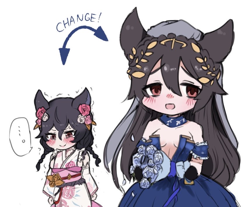 zkr_gbf's tweet photo. 衝動の落書き（古戦場で銃得意ニーアが活躍したらしいというものすごい歴史改変を見た） https://t.co/FjewsmlLd5