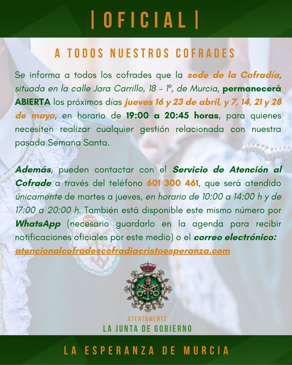 Cofradia Stmo. Cristo de la Esperanza tweet media