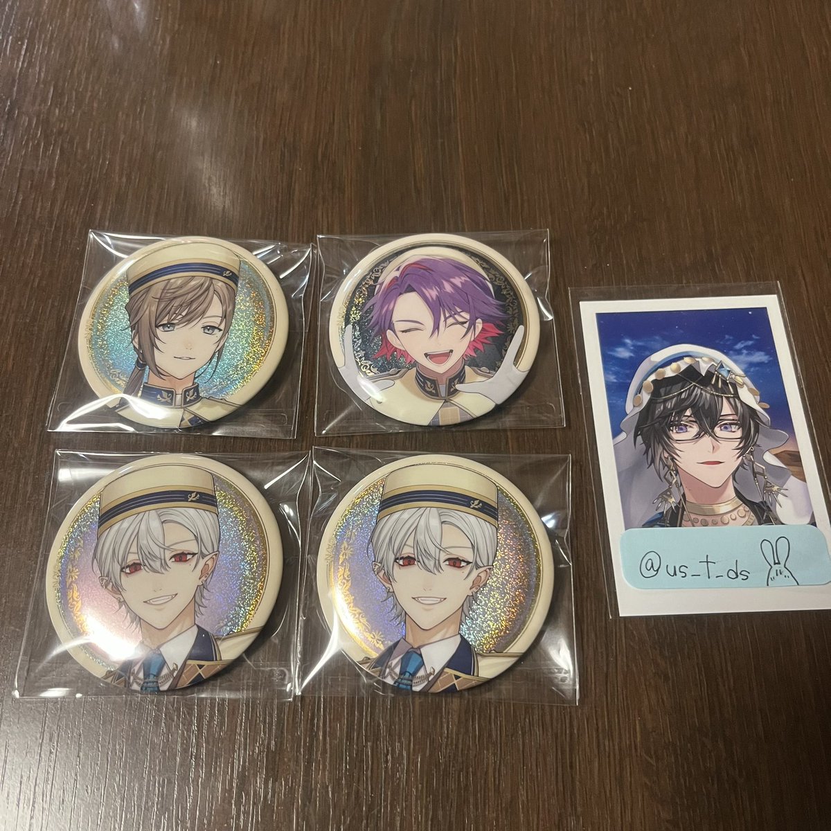 us_t_ds's tweet photo. 【交換】にじさんじ 缶バッジビスケット

譲：①②枚目

求：IDカードの方

❁⃘郵送のみ
❁⃘纏めての方優先

お気軽にお声掛けください🧸🌷 https://t.co/6yjOjnFPqR