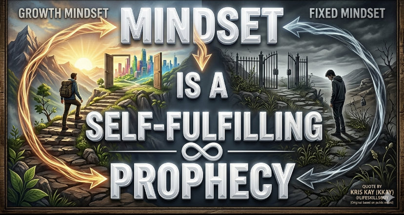 lifeskillsguy's tweet photo. Mindset in general
#mindset #prophecy #originalquote
Mindset is a self-fulfilling prophecy https://t.co/3PAC2YaeJn