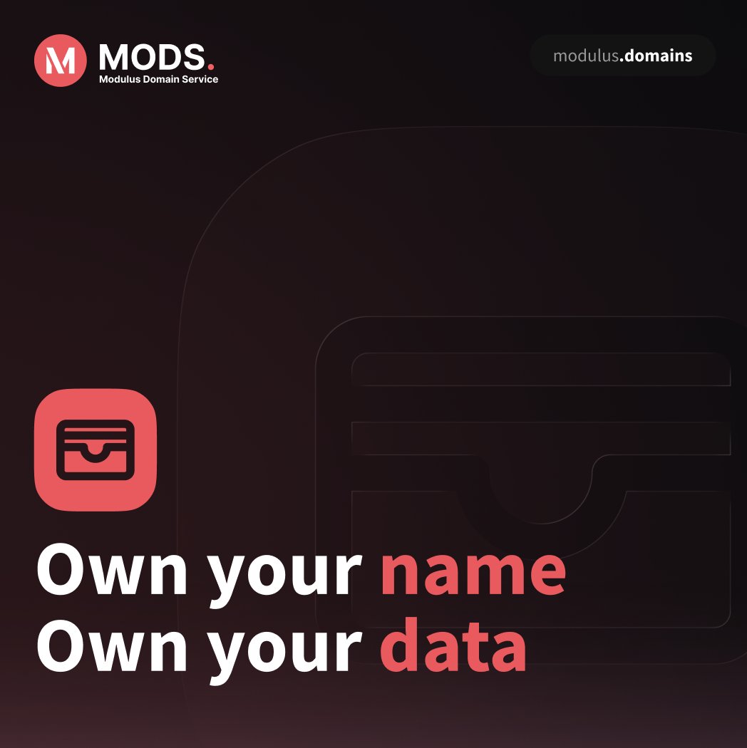 Modulus Domain Service tweet media