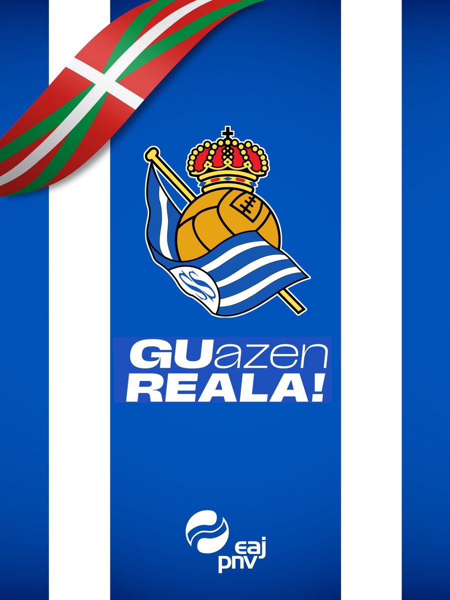 💙🤍 Maite, maitea. Donostia, donostiarra!

Larunbat honetan, Euskadi osoa Realarekin bat!

Aurrera Gipuzkoa!

#GUazenREALA