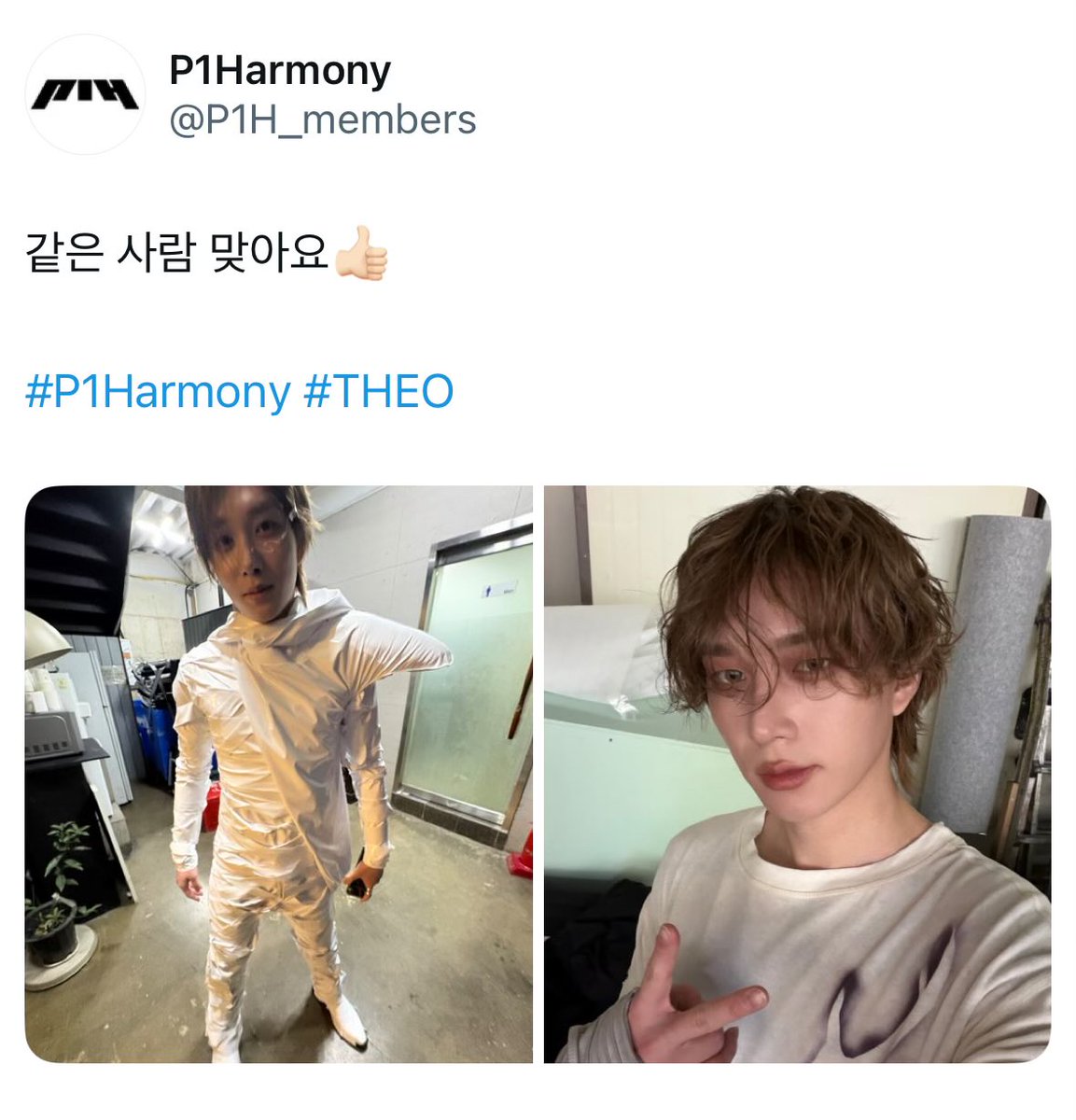 아니 사진만 보면 그냥 귀엽네ㅋㅋ 싶은데
본인이 직접 같은 사람 맞아요👍🏻 하고 올린 것 때문에 배 부여잡고 웃는 중