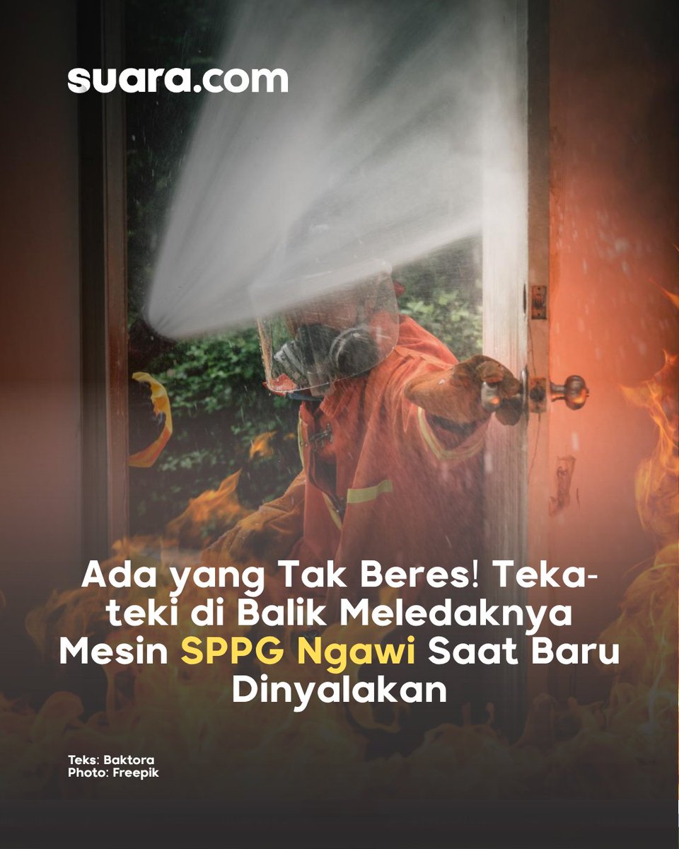 suaradotcom's tweet image. Ngeri! Baru saja menekan tombol 'Start', dapur SPPG Ngawi langsung berubah jadi neraka.

Baca selengkapnya: jatim.suara.com/read/2026/04/1…

#ledakan #sppg #ngawi #MBG BM