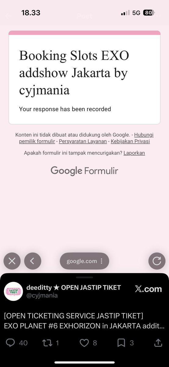 aprodit07's tweet photo. @cyjmania Sudaahh yaampun semoga dapet https://t.co/oozSj7bRtz