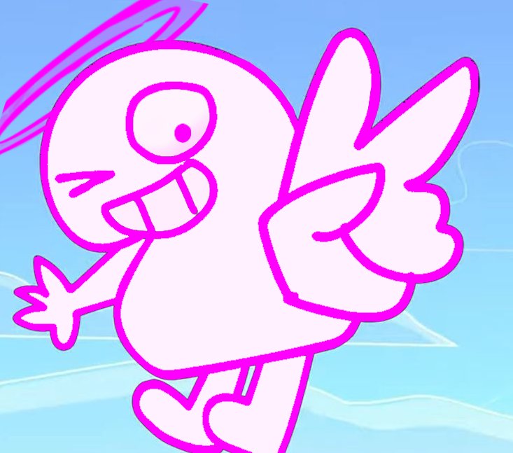 LannaSalvador's tweet image. I was thinking, "why not post my variation of scenes with my two angel?"
I loved the idea I had and I hope you like the silly pink angel.🩷

2️⃣AU!!//#two