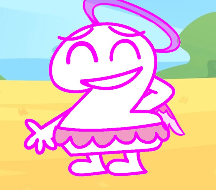 LannaSalvador's tweet image. I was thinking, "why not post my variation of scenes with my two angel?"
I loved the idea I had and I hope you like the silly pink angel.🩷

2️⃣AU!!//#two