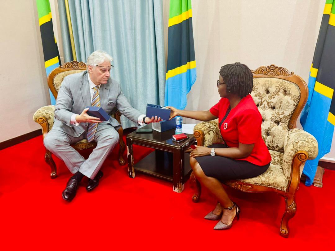mfa_tanzania's tweet photo. The Ambassador of the Slovak Republic to the United Republic of Tanzania, Mr. Ivan Lančarič, held discussions with the Acting Director of the Europe and Americas Department at the Ministry of Foreign Affairs and East African Cooperation, Ms. Ellen Maduhu, on 14 April 2026 in Dar es Salaam.

During the meeting, Ambassador Lančarič expressed his appreciation to the Ministry for successfully facilitating a series of high-level engagements he had requested, including meetings with the President of Zanzibar, the Prime Minister, and the Minister of Planning and Investment.

The two sides also discussed preparations for the forthcoming visit of the Minister of Foreign Affairs of Slovakia, scheduled for June 2026. They emphasized that the visit is expected to further strengthen bilateral relations and enhance cooperation between Tanzania and Slovakia.

The Embassy of the Slovak Republic in Tanzania was officially opened in November 2025, with Mr. Lančarič serving as the first resident Ambassador. Prior to this, Slovakia was represented through its Embassy in Nairobi, Kenya.