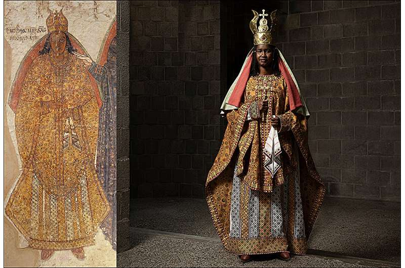 DAntiquis's tweet image. Reconstructed royal and clerical robes from medieval Christian Nubia are showing how clothing helped express power, identity, and authority in the kingdom of Makuria.

phys.org/news/2026-04-r…

#Reconstruction #Medieval #Nubia