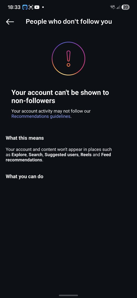 jpnanid's tweet photo. @instagram It's a community guidelines violation, but why isn't there any explanation at all? What's going on? #inatagram https://t.co/17Y4rJVgp1