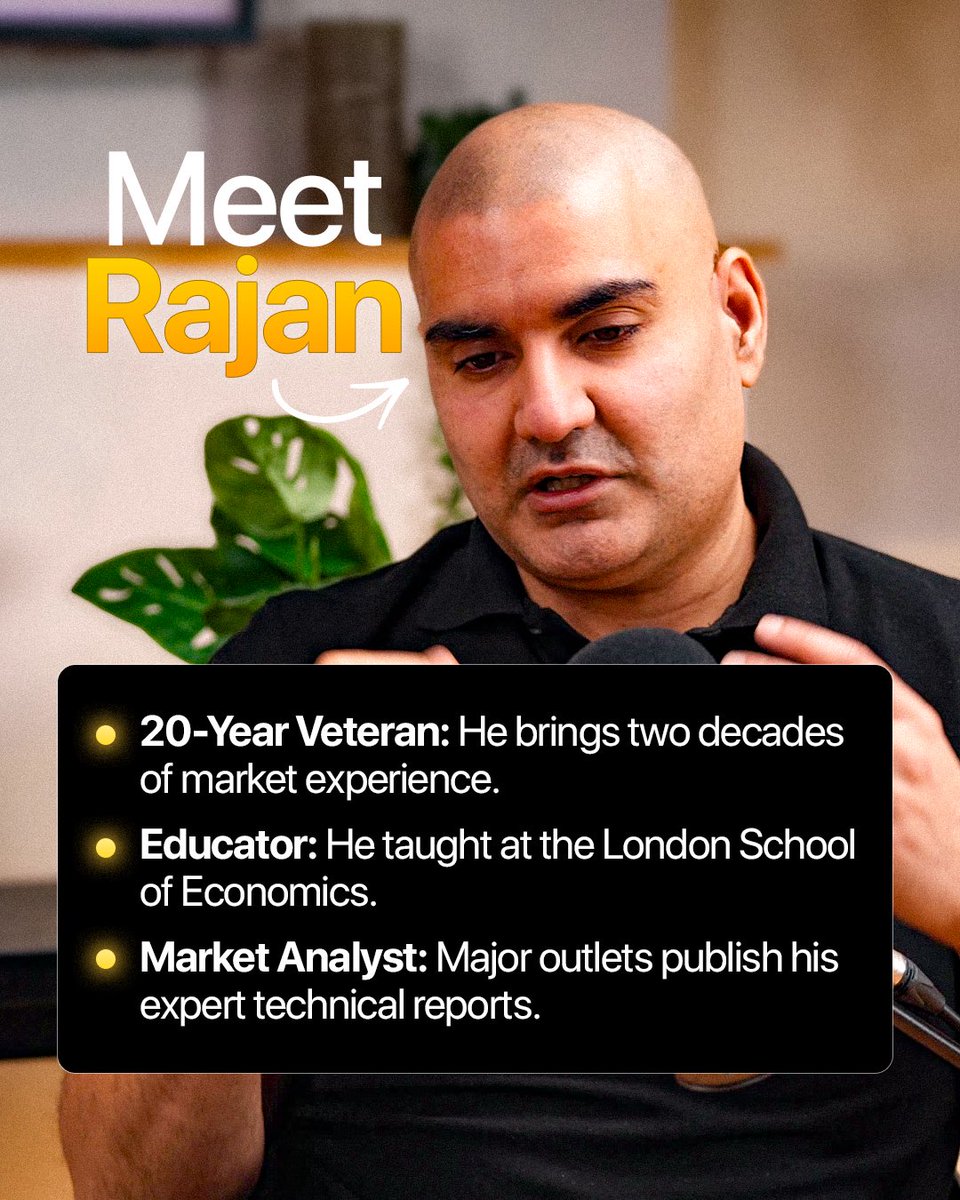 ChartAcademyx's tweet photo. He Built His Edge On Just 33% Strategy🚨

Rajan shows why focusing on setups alone keeps traders stuck. The real edge comes from balancing strategy, risk management, and psychology into one complete system.

Click the link below to join the waitlist NOW! https://t.co/vyWOflpXnC