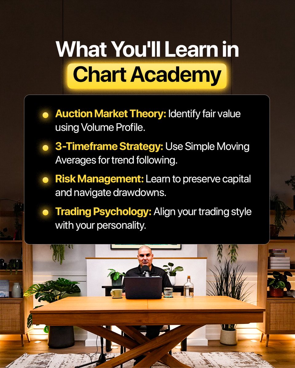 ChartAcademyx's tweet photo. He Built His Edge On Just 33% Strategy🚨

Rajan shows why focusing on setups alone keeps traders stuck. The real edge comes from balancing strategy, risk management, and psychology into one complete system.

Click the link below to join the waitlist NOW! https://t.co/vyWOflpXnC