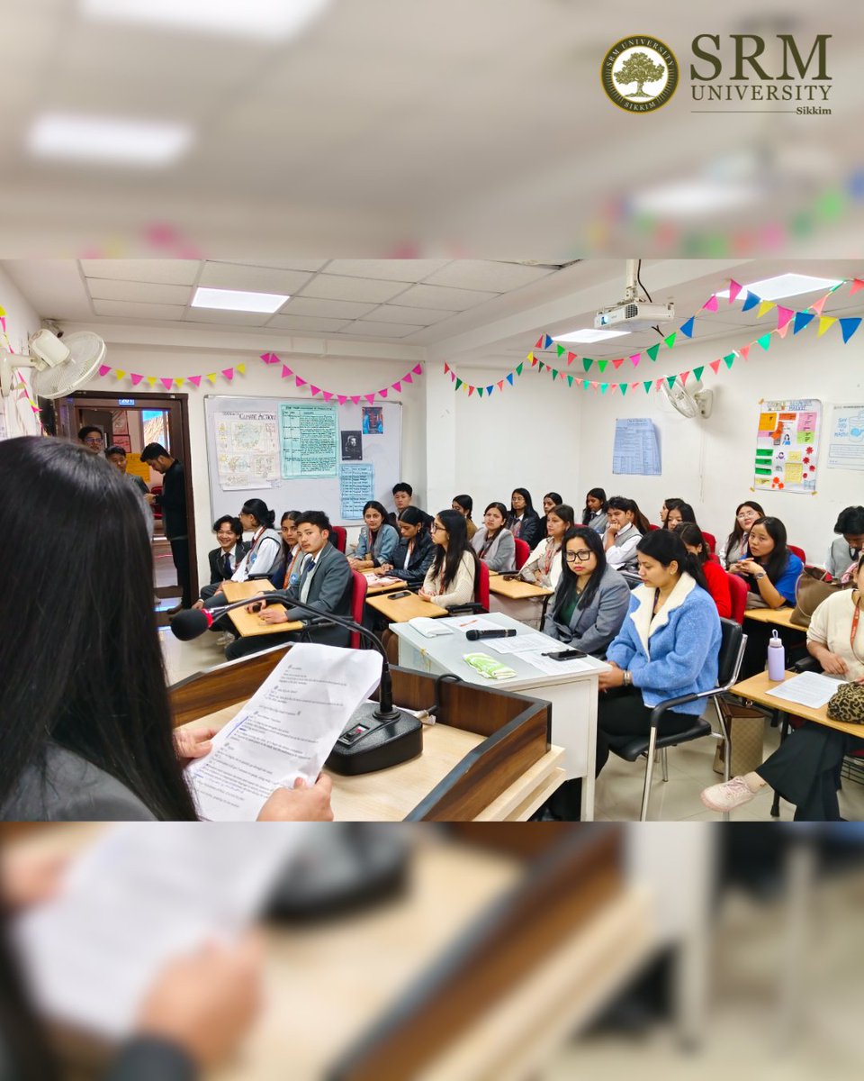 SrmSikkim's tweet image. Ambedkar Jayanti was successfully observed with a debate on education &amp;amp; social justice, followed by a screening on Dr. B.R. Ambedkar’s life. A day of learning, reflection &amp;amp; meaningful dialogue.
#srmus #AmbedkarJayanti #SocialJustice #CampusEvents