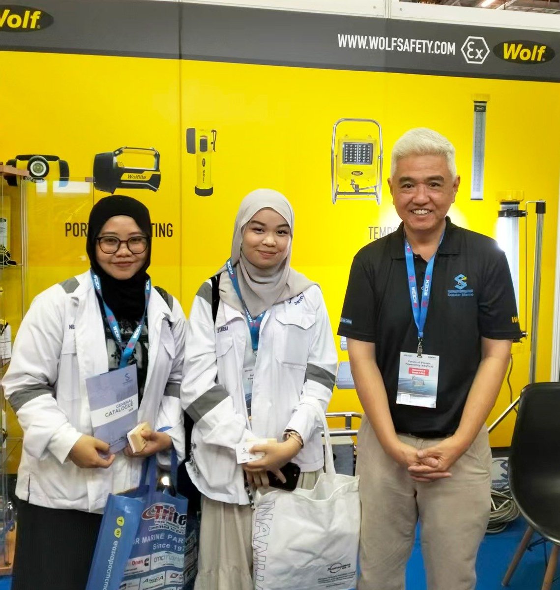 Wolfsafety's tweet image. Good to see Wolf Safety represented by Seastar at Asia Pacific Maritime (APM) 2026.

Thank you to the Seastar team for their continued support and for featuring Wolf products at the show.

#WolfSafety #LightingSoltuions #ATEX #IECEx #Safety