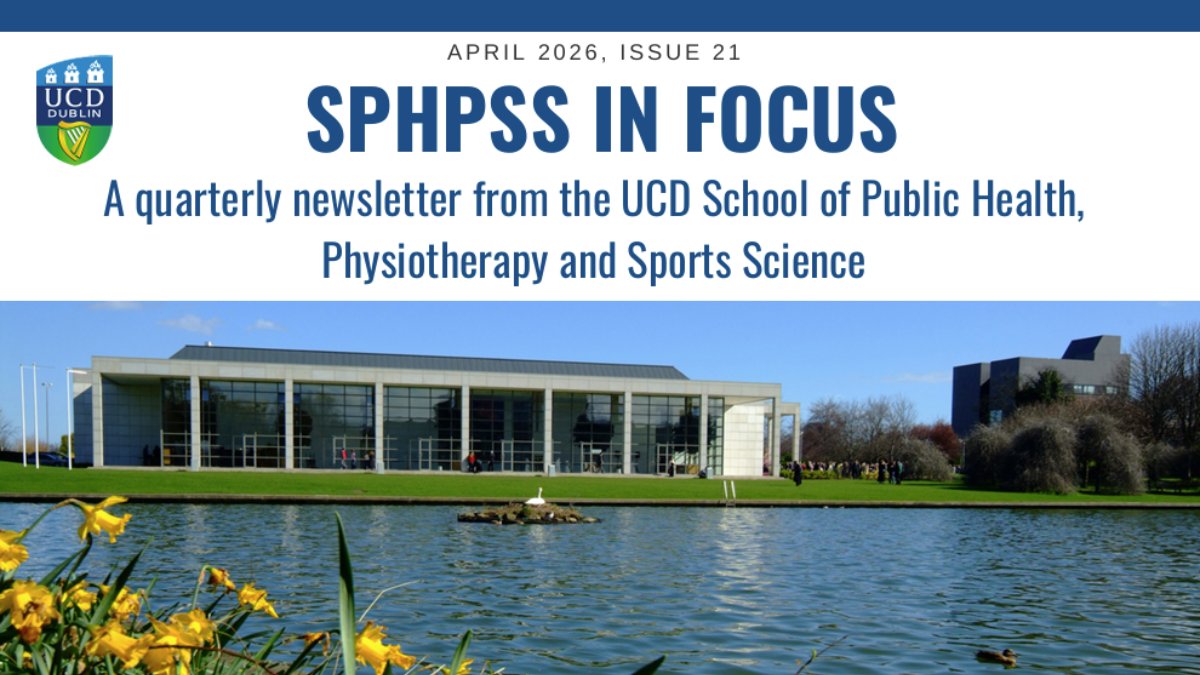 UCD Public Health, Physiotherapy & Sports Science tweet media