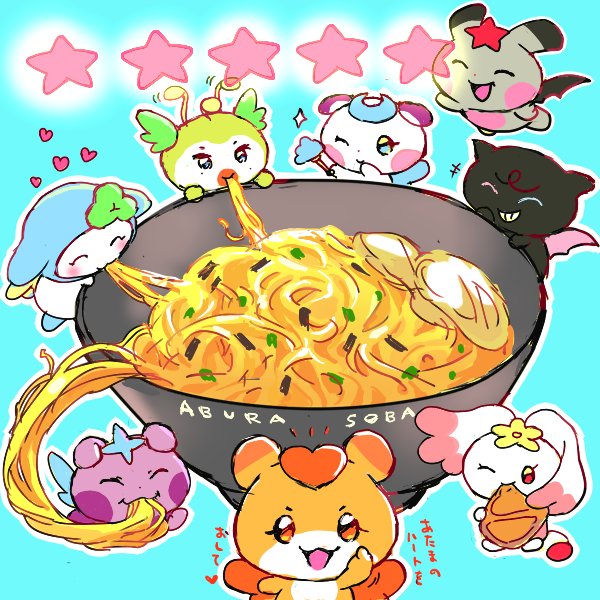 edamamechama's tweet photo. はじめまして🍀マイティーズとエイティーズのファンです😆油そばを食べた事がないので、ぜひマイティーズと食べたい…!ホントは食事だけじゃなく一緒に生活できたら嬉しいなぁ〜かわいいだろうなあと思います🥰
#DrawWithMIGHTEEZ
#MIGHTEEZ #マイティーズファンアート https://t.co/foKveyLoNA